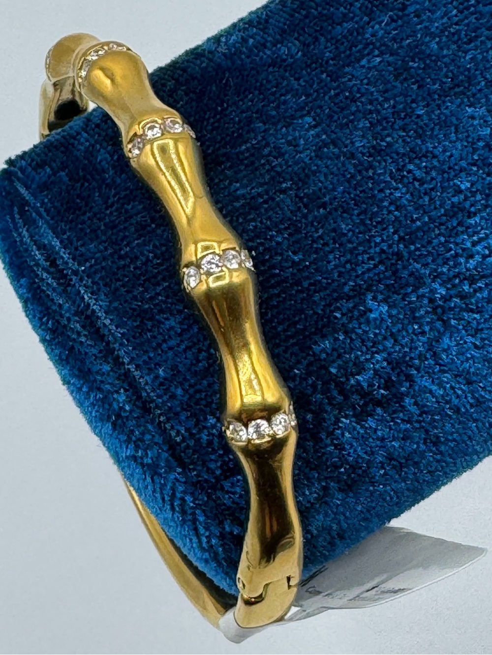 14k Bamboo Bangle - Picture 8 of 11